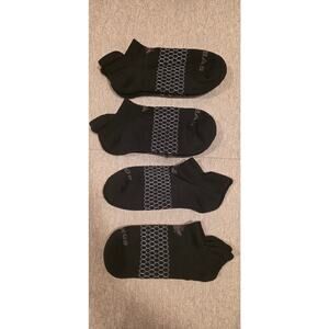 Bombas Men's Solid Ankle Socks Size Medium 4 pairs